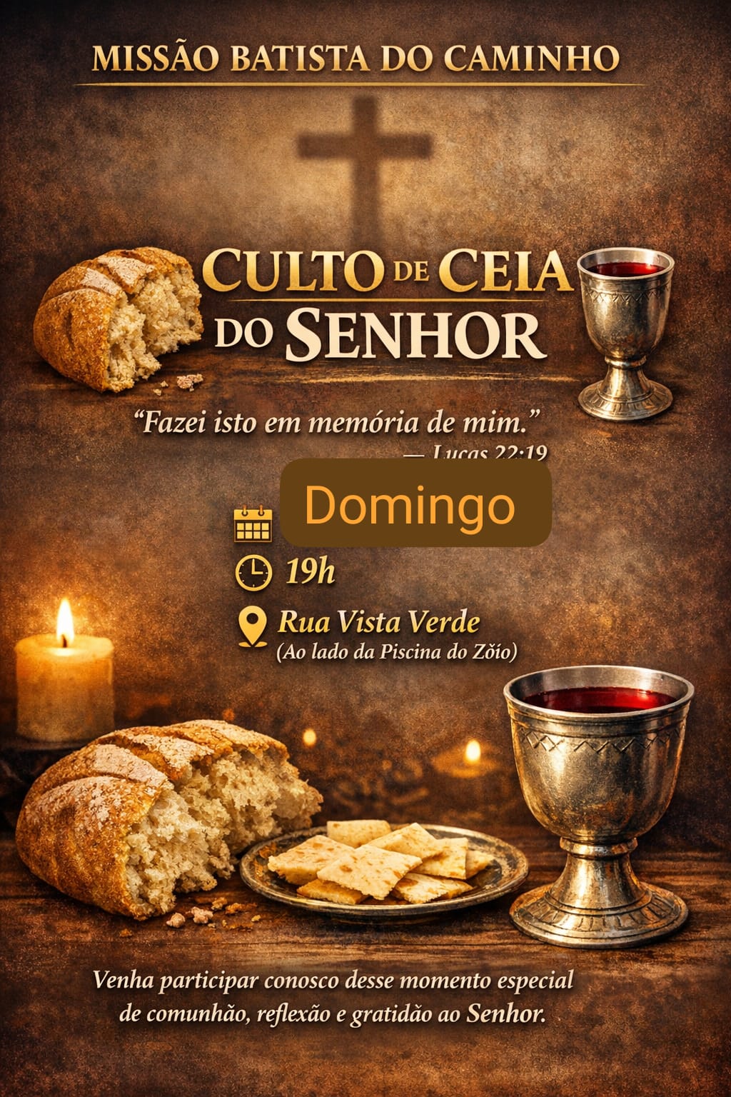 Culto de Ceia do Senhor
